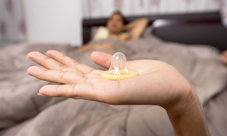 preservativo e lubrificante quando excitado