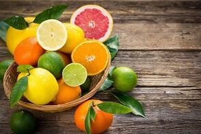 frutas cítricas para aumentar a potência