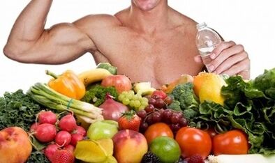 frutas e vegetais para potência masculina